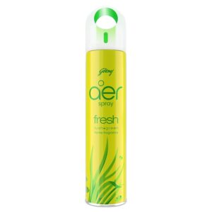 Godrej Ezee aer spray, Air Freshener for Home & Office - Fresh Lush Green (220 ml), Long-Lasting Fragrance