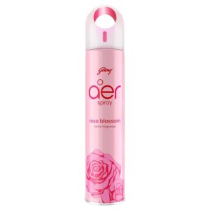 Godrej aer Spray | Room Freshener for Home & Office - Rose Blossom (220 ml) | Long-Lasting Fragrance