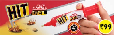 Hit Anti Roach Gel - Cockroach Killer (15G) | Kitchen Safe | Odourless | Fast And Convenient, Pack Of 1