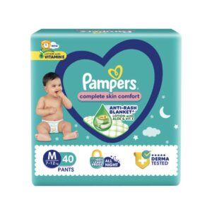Pampers All Round Protection
Baby Diaper (M, 7-12 kg)