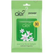 Godrej Aer Power Pocket Bathroom Fragrance - jasmine floral delight